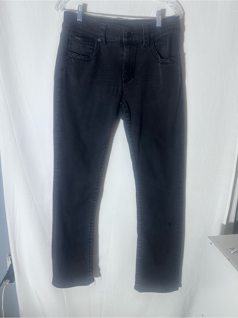 Buckle Men's Black Slim Jeans